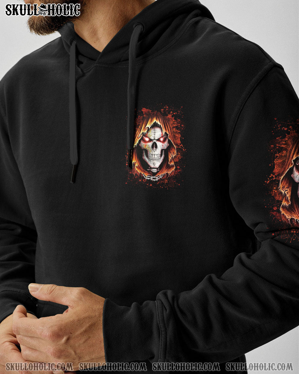BLISSCORNERS NOT EVERYONE LIKES ME SKULL REAPER ALL OVER PRINT