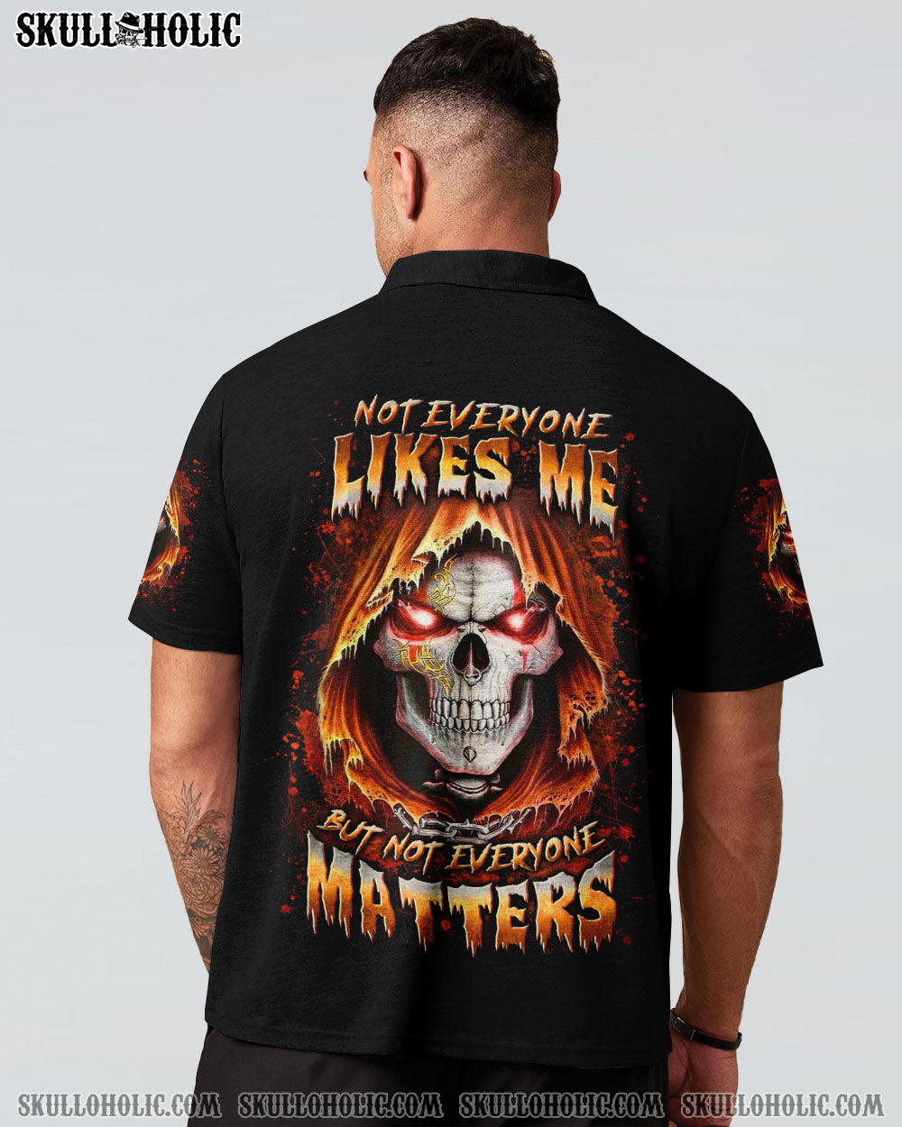 BLISSCORNERS NOT EVERYONE LIKES ME SKULL REAPER ALL OVER PRINT