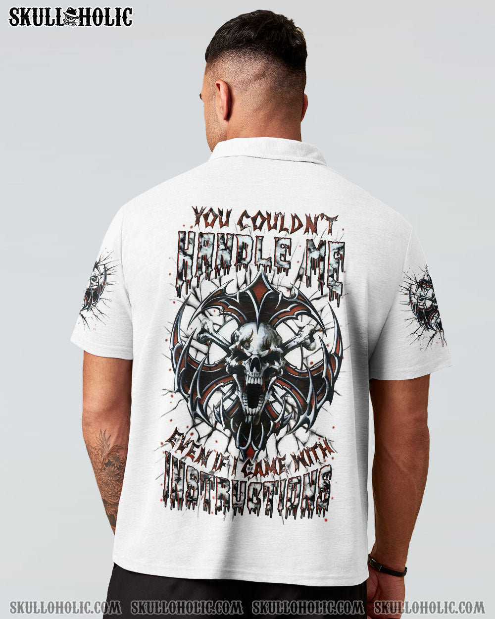 BLISSCORNERS YOU COULDN'T HANDLE ME SKULL ALL OVER PRINT