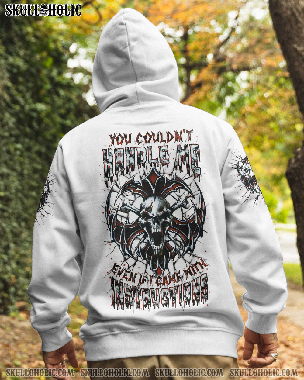 BLISSCORNERS YOU COULDN'T HANDLE ME SKULL ALL OVER PRINT