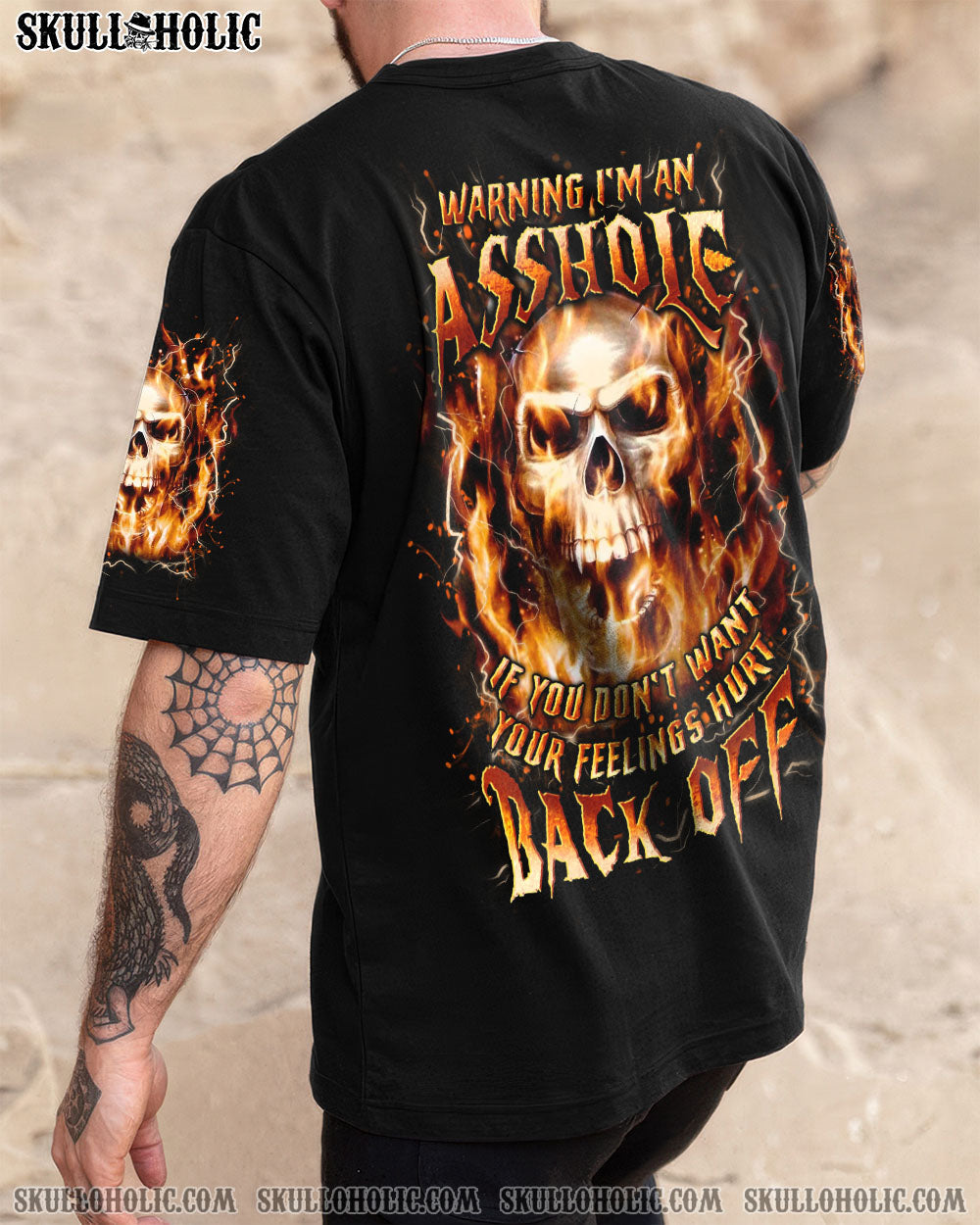 BLISSCORNERS WARNING I'M AN A SKULL ALL OVER PRINT