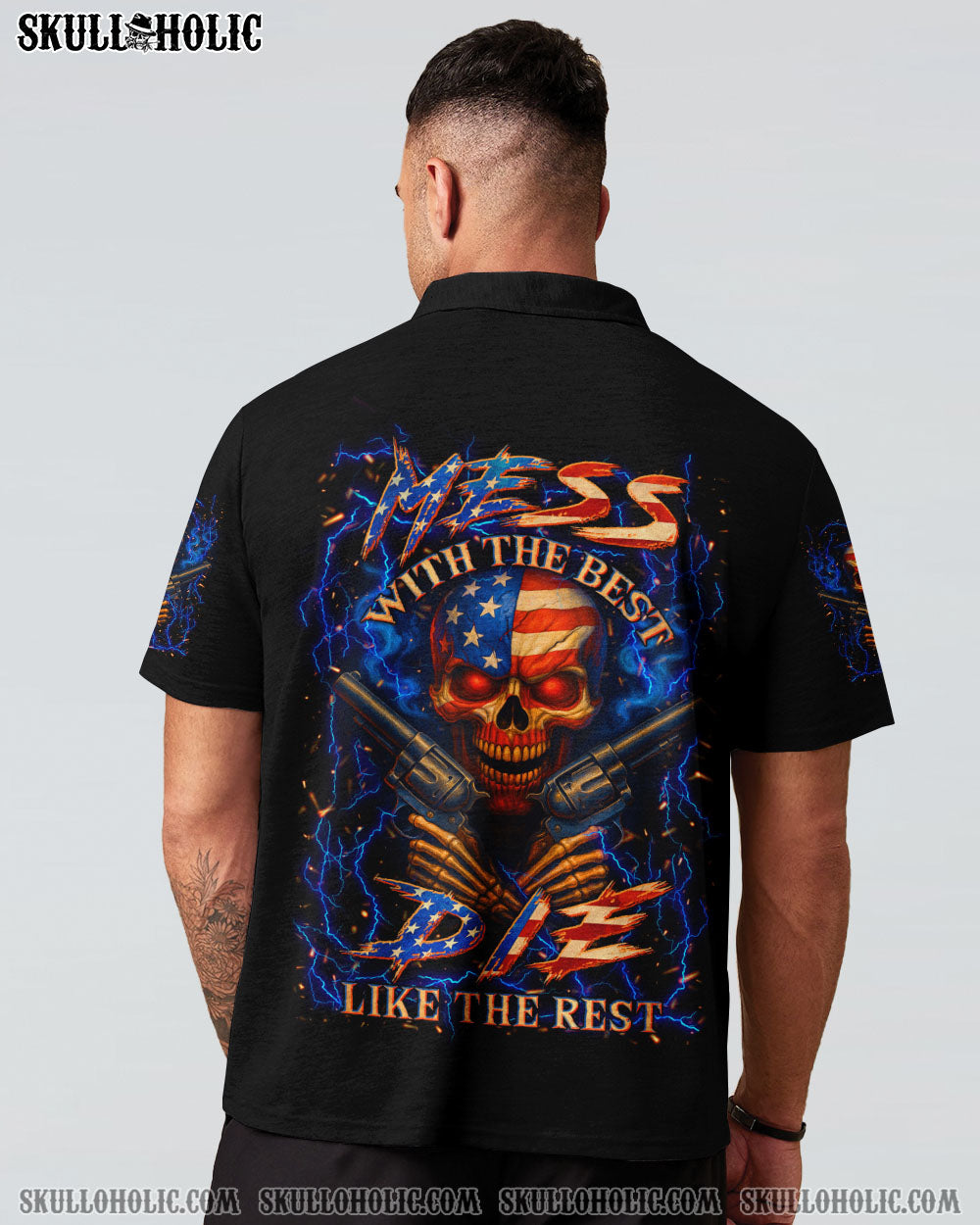 BLISSCORNERS MESS WITH THE BEST DIE LIKE THE REST ALL OVER PRINT