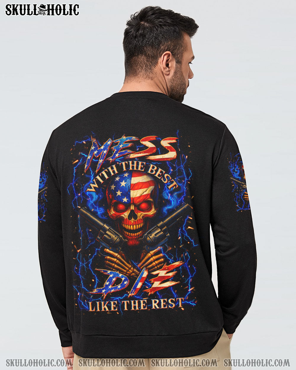 BLISSCORNERS MESS WITH THE BEST DIE LIKE THE REST ALL OVER PRINT