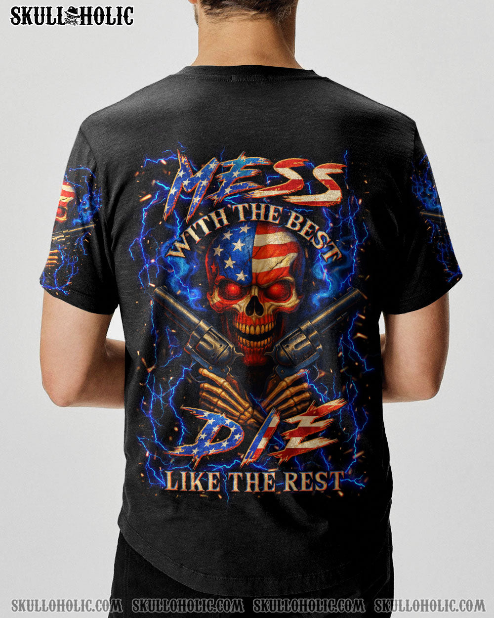 BLISSCORNERS MESS WITH THE BEST DIE LIKE THE REST ALL OVER PRINT