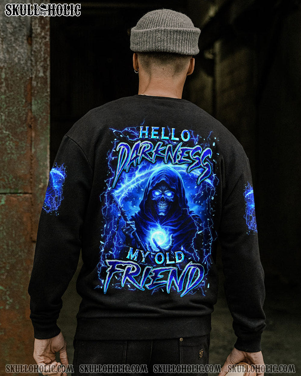 BLISSCORNERS HELLO DARKNESS MY OLD FRIEND ALL OVER PRINT