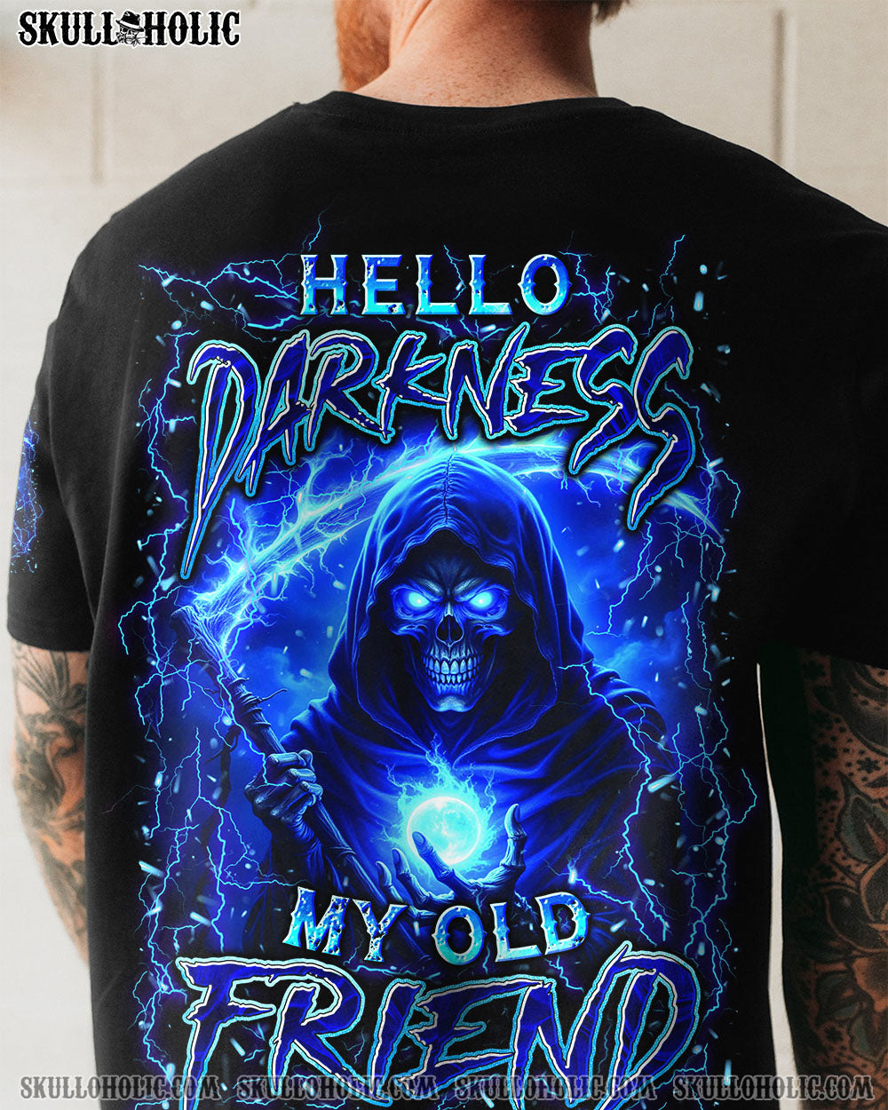 BLISSCORNERS HELLO DARKNESS MY OLD FRIEND ALL OVER PRINT