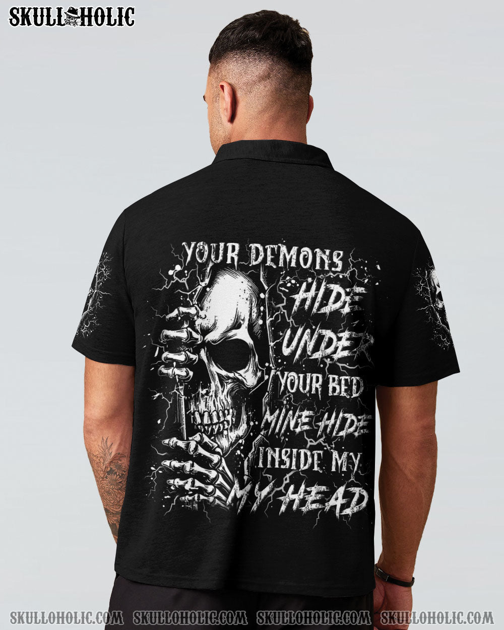BLISSCORNERS YOUR DEMONS HIDE UNDER YOUR BED ALL OVER PRINT