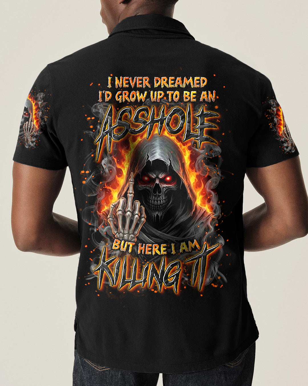 BLISSCORNERS I NEVER DREAMED SKULL REAPER ALL OVER PRINT