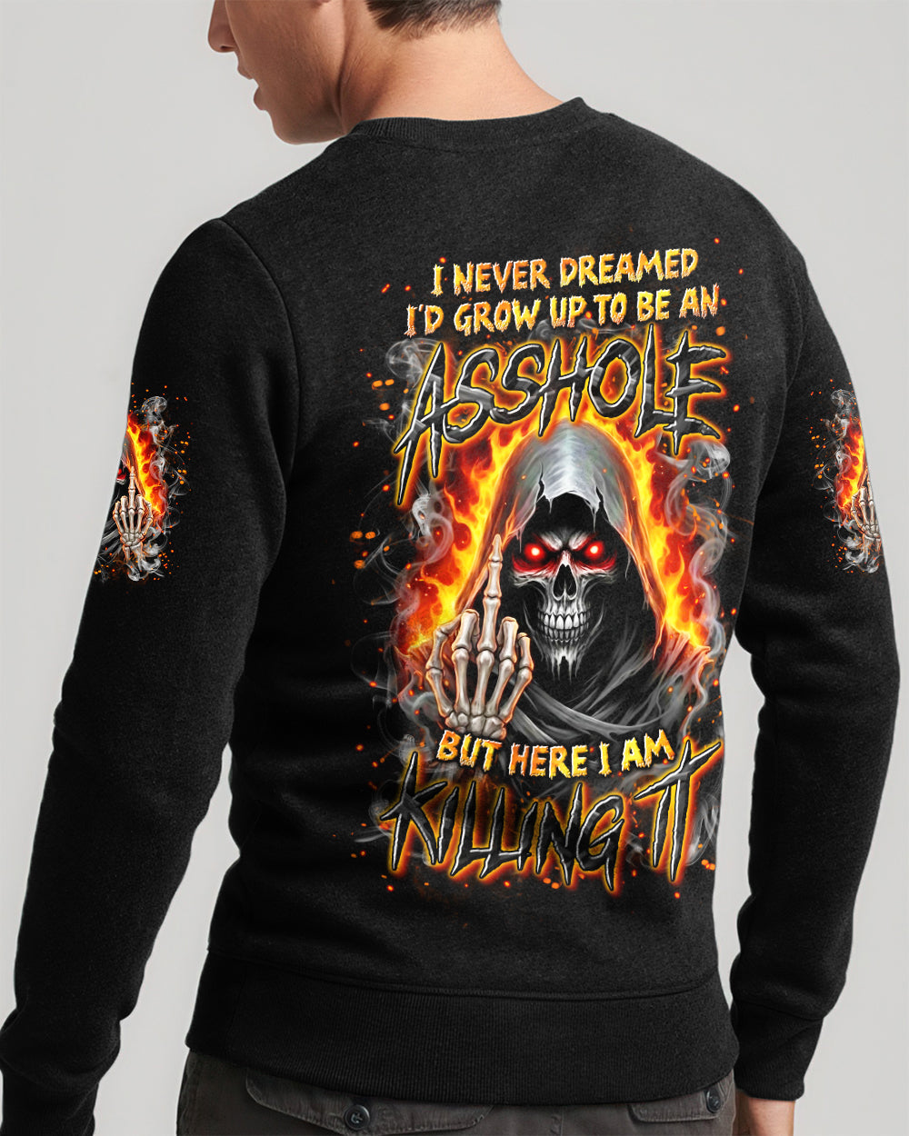 BLISSCORNERS I NEVER DREAMED SKULL REAPER ALL OVER PRINT