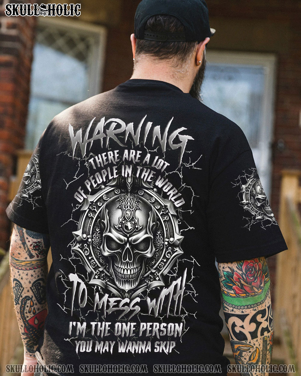 BLISSCORNERS I'M THE ONE PERSON YOU MAY WANNA SKIP ALL OVER PRINT
