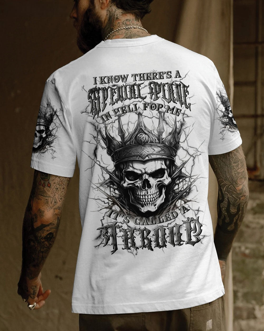 BLISSCORNERS THRONE SKULL ALL OVER PRINT