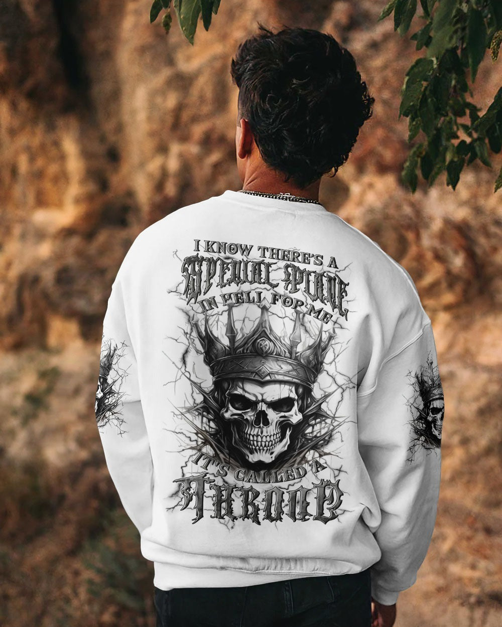 BLISSCORNERS THRONE SKULL ALL OVER PRINT