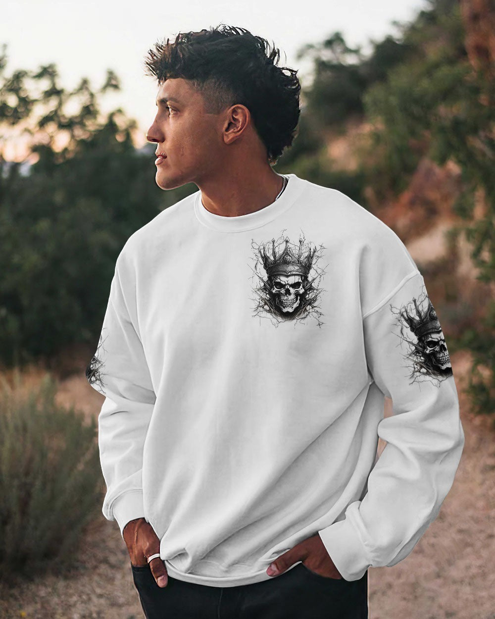 BLISSCORNERS THRONE SKULL ALL OVER PRINT