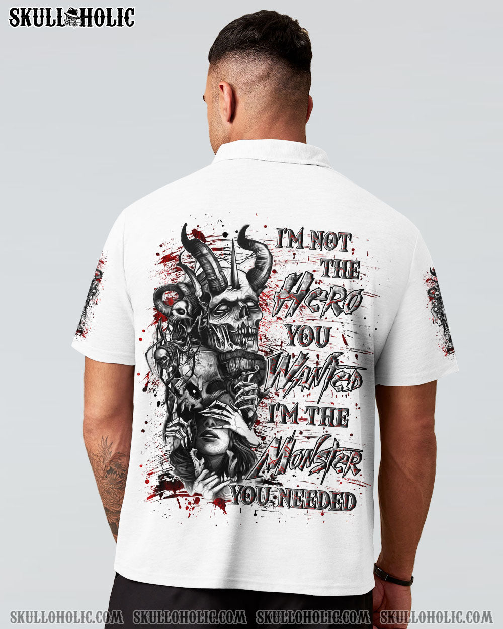BLISSCORNERS I'M NOT THE HERO YOU WANTED ALL OVER PRINT