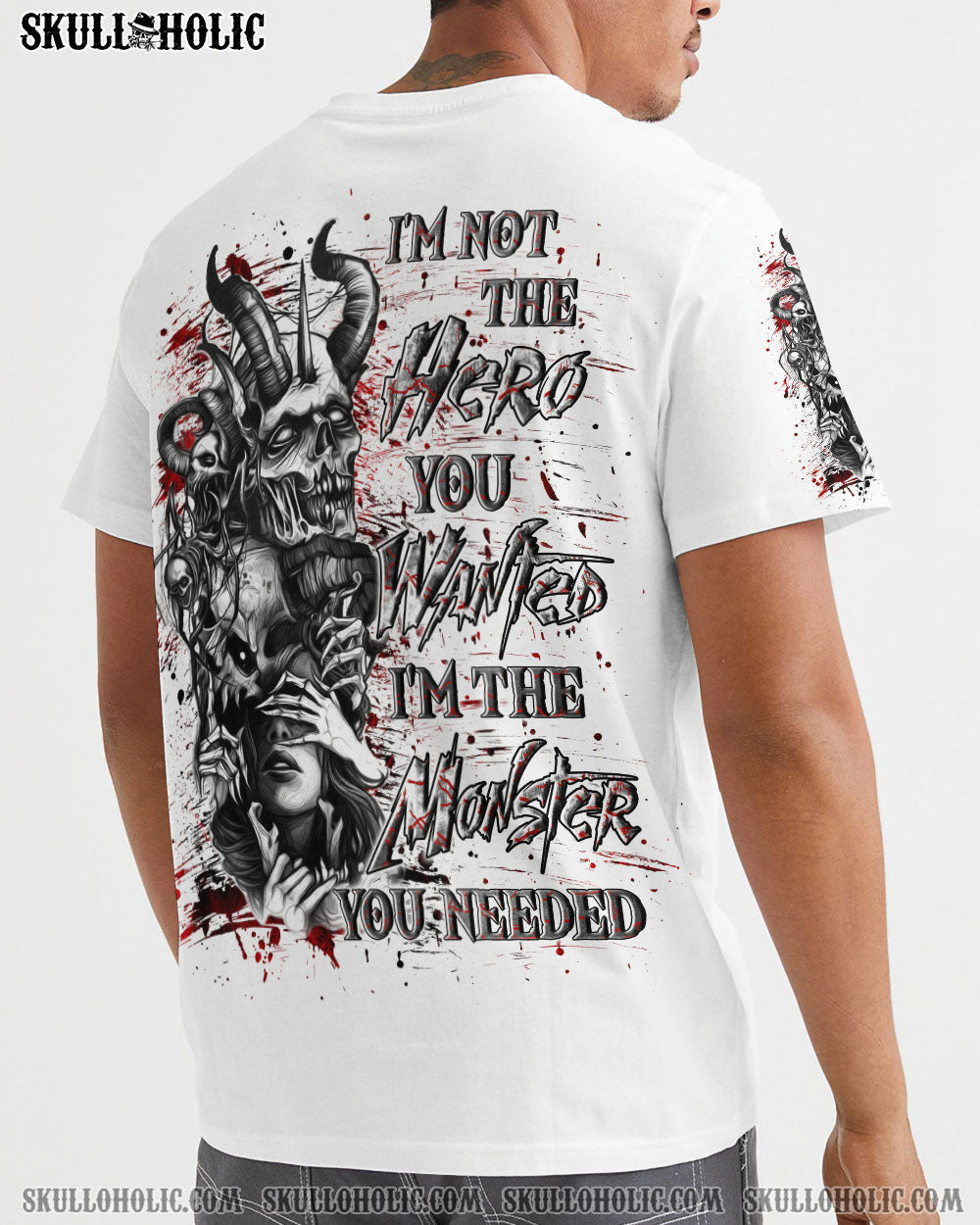 BLISSCORNERS I'M NOT THE HERO YOU WANTED ALL OVER PRINT