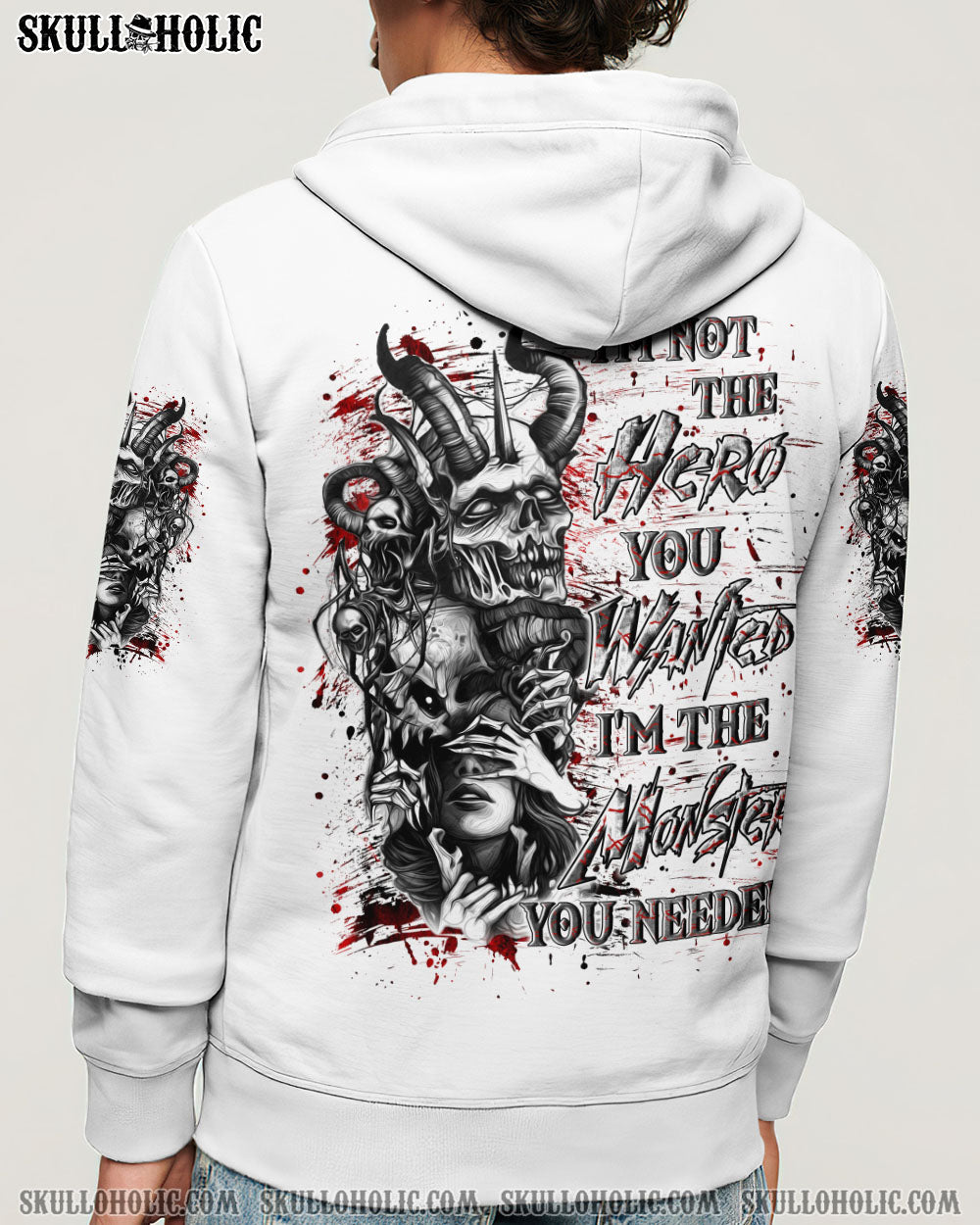 BLISSCORNERS I'M NOT THE HERO YOU WANTED ALL OVER PRINT