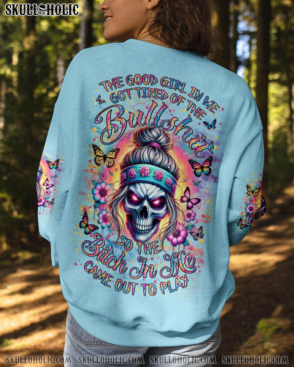BLISSCORNERS THE GOOD GIRL IN ME ALL OVER PRINT