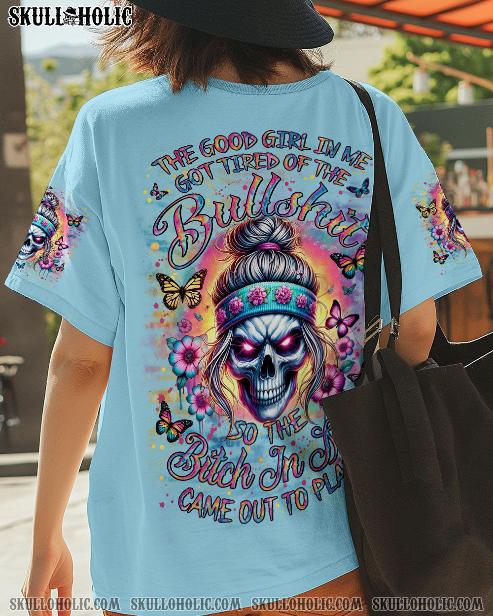 BLISSCORNERS THE GOOD GIRL IN ME ALL OVER PRINT