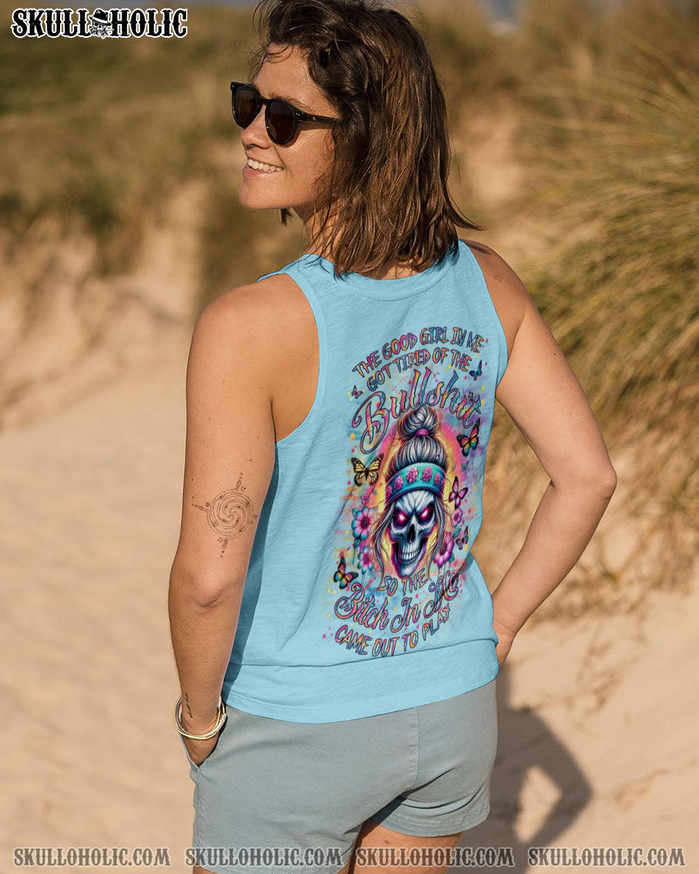 BLISSCORNERS THE GOOD GIRL IN ME ALL OVER PRINT
