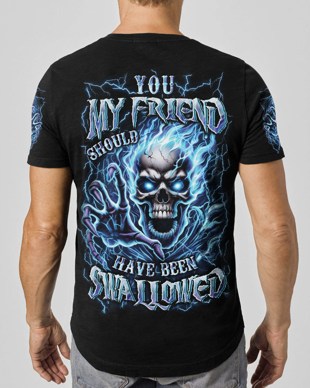 BLISSCORNERS YOU MY FRIEND SHOULD HAVE BEEN SWALLOWED ALL OVER PRINT