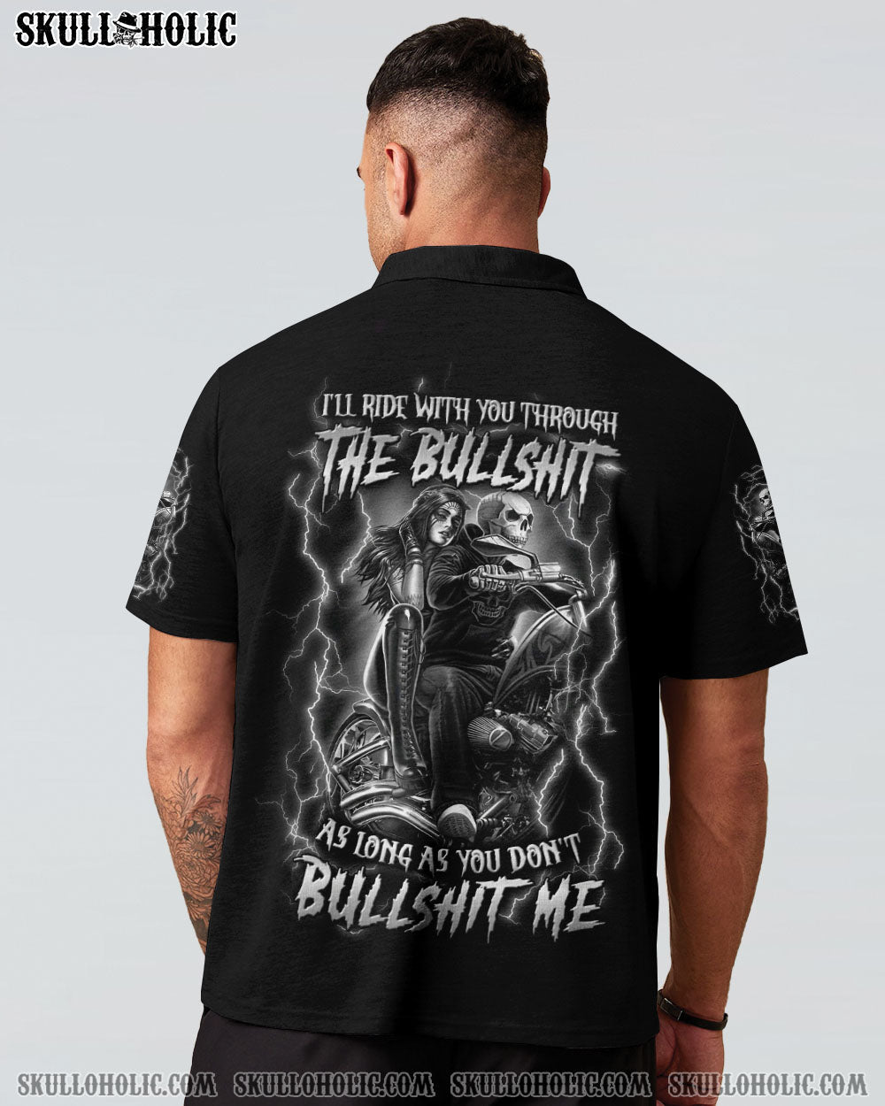 BLISSCORNERS I'LL RIDE WITH YOU THROUGH THE B ALL OVER PRINT