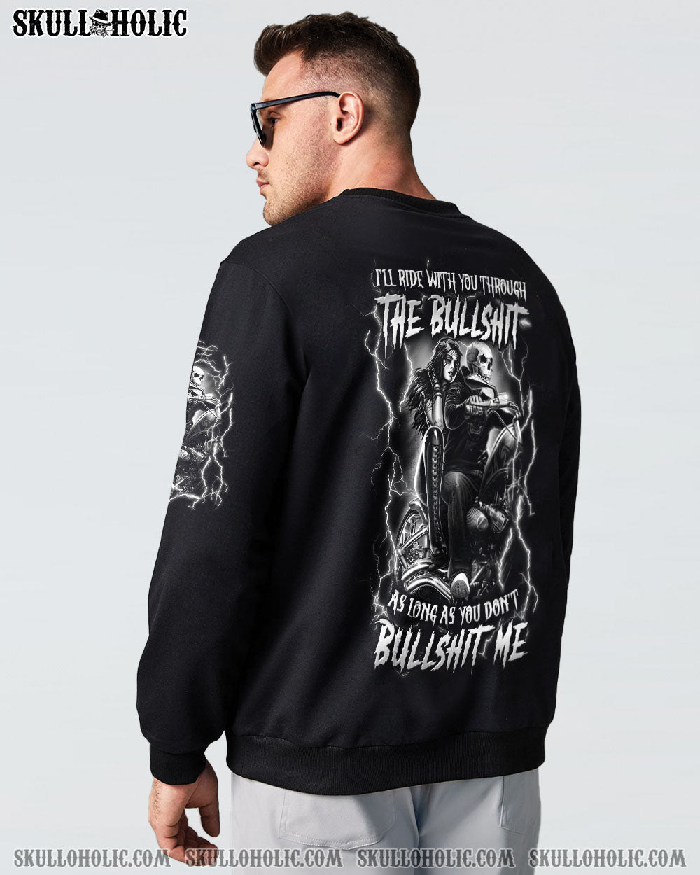 BLISSCORNERS I'LL RIDE WITH YOU THROUGH THE B ALL OVER PRINT