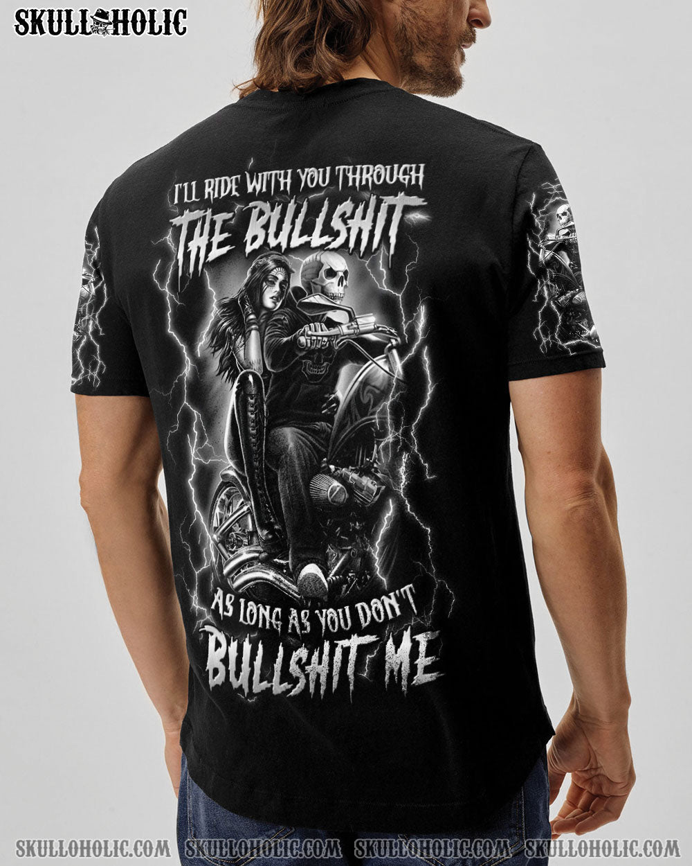 BLISSCORNERS I'LL RIDE WITH YOU THROUGH THE B ALL OVER PRINT