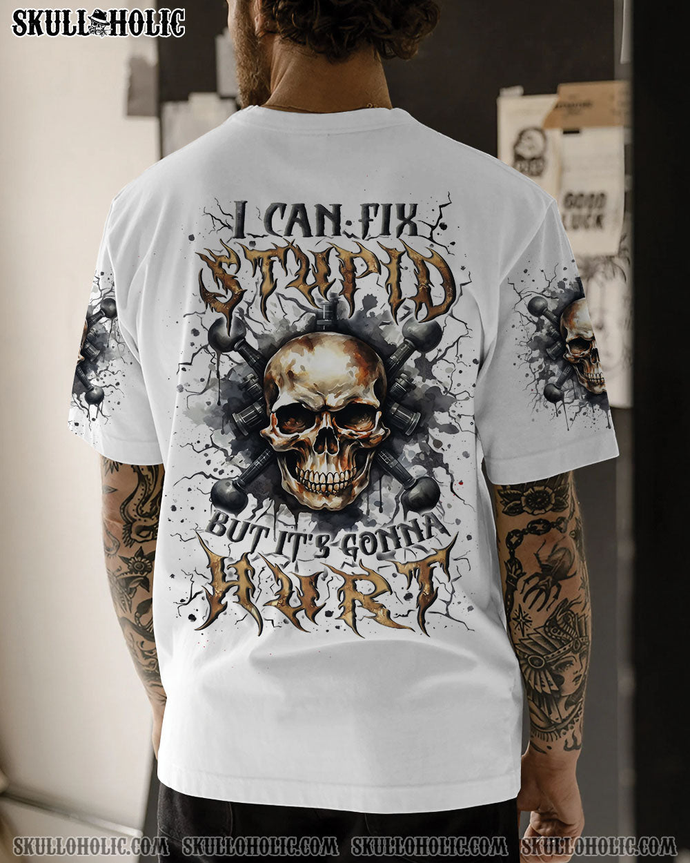 BLISSCORNERS I CAN FIX STUPID BUT IT'S GONNA HURT ALL OVER PRINT