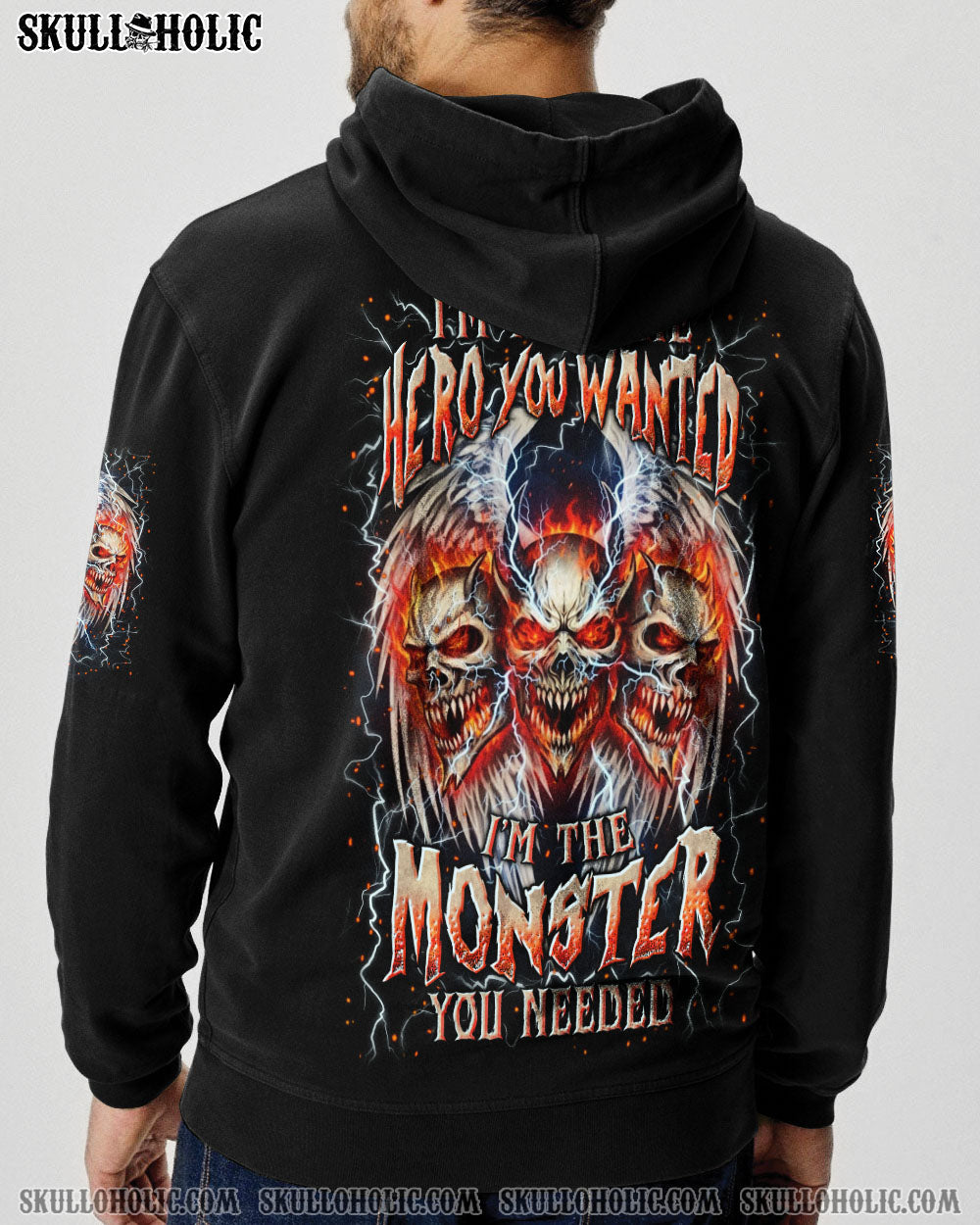 BLISSCORNERS I'M NOT THE HERO YOU WANTED ALL OVER PRINT