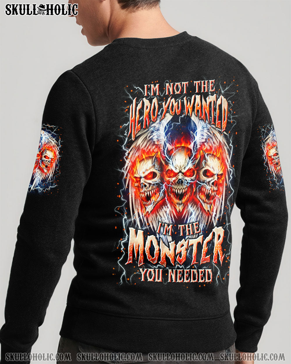 BLISSCORNERS I'M NOT THE HERO YOU WANTED ALL OVER PRINT