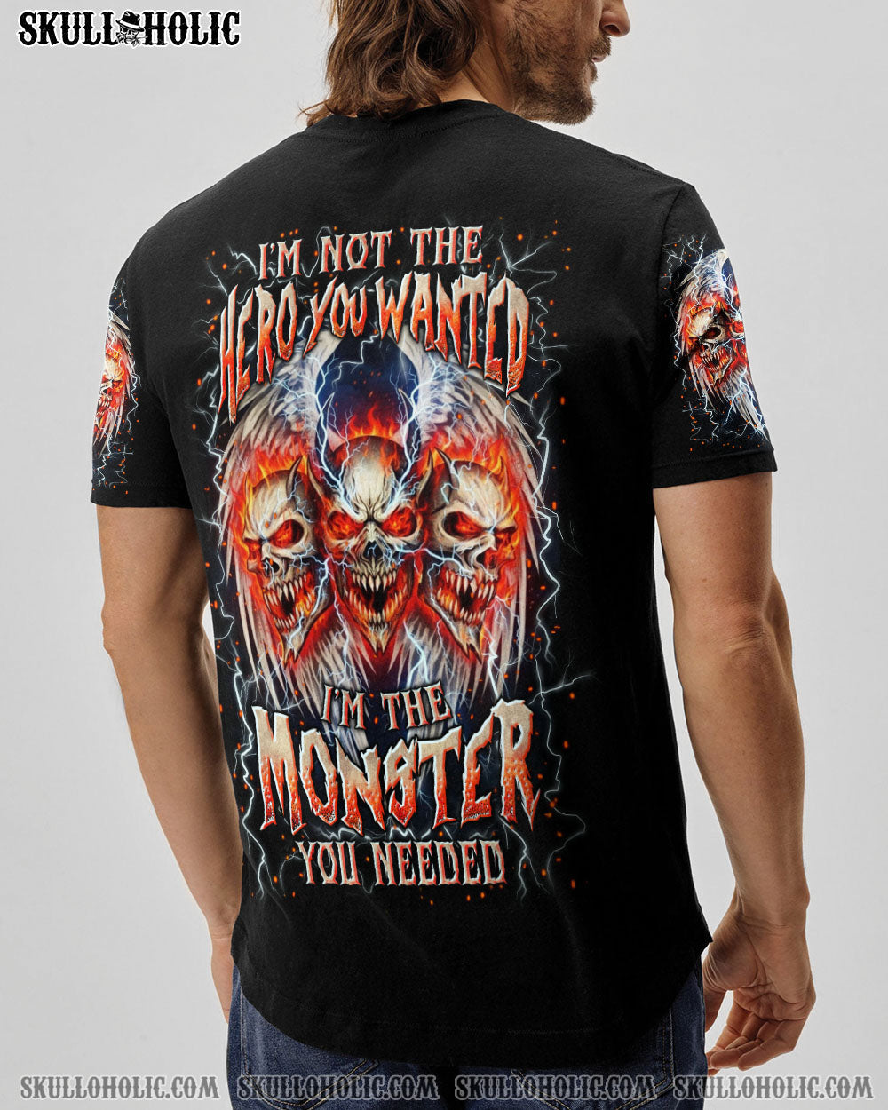 BLISSCORNERS I'M NOT THE HERO YOU WANTED ALL OVER PRINT