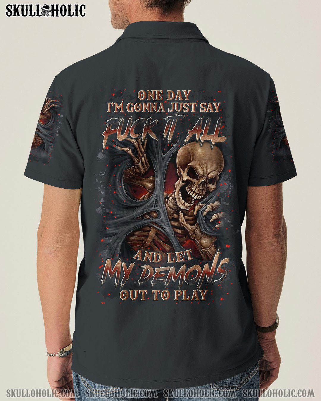 BLISSCORNERS ONE DAY I'M GONNA JUST SAY ALL OVER PRINT