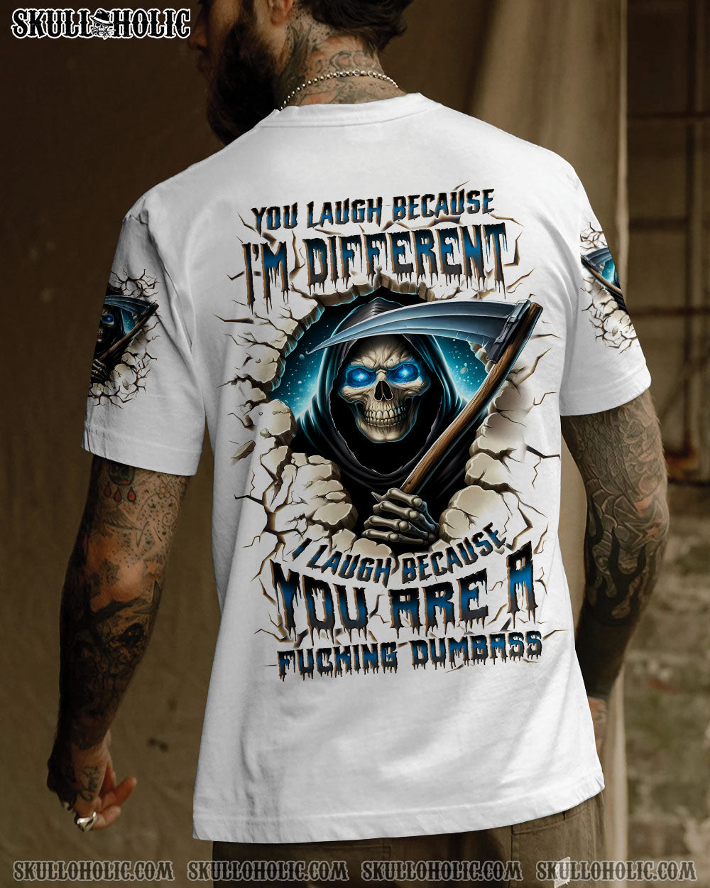 BLISSCORNERS YOU LAUGH BECAUSE I'M DIFFERENT ALL OVER PRINT