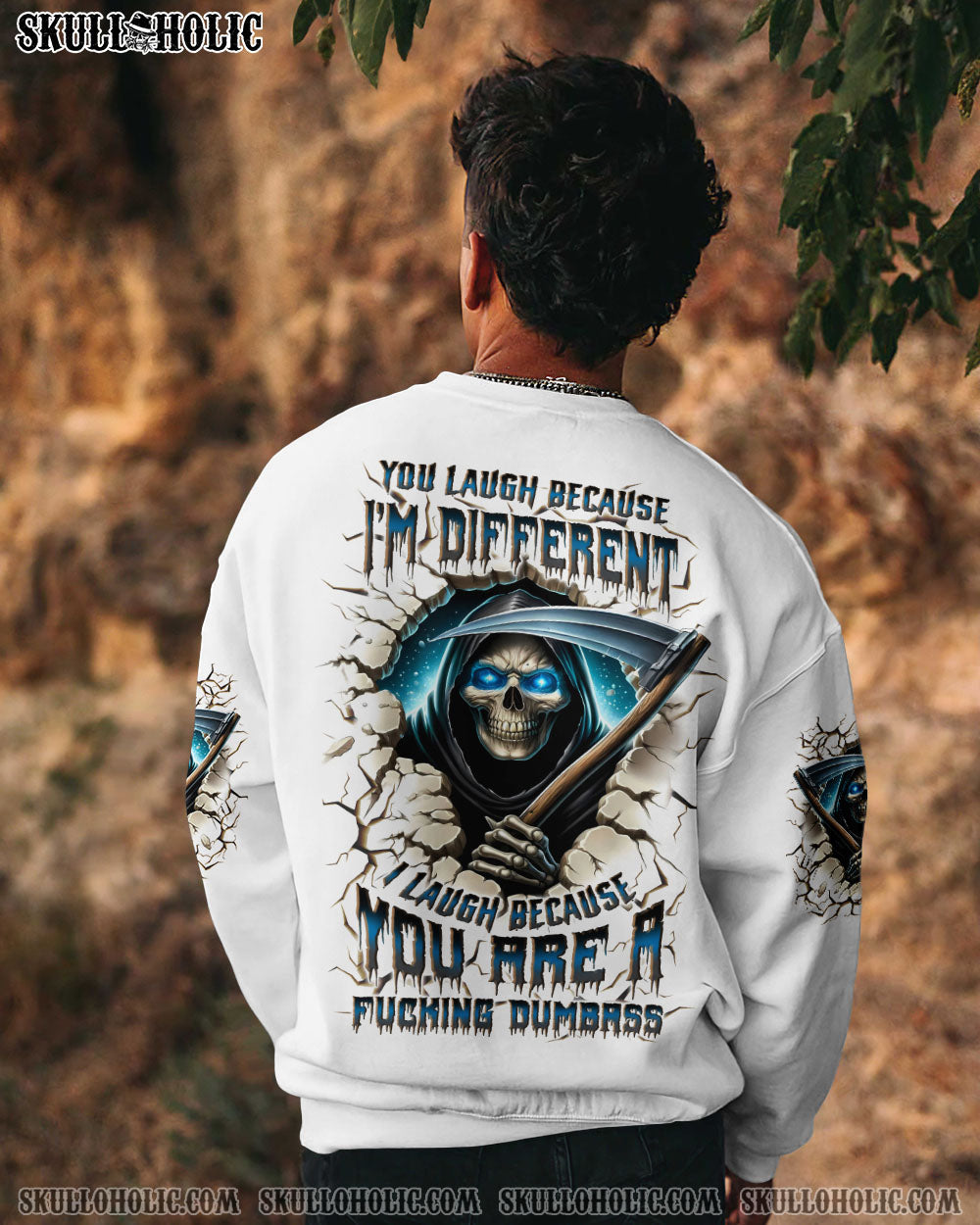 BLISSCORNERS YOU LAUGH BECAUSE I'M DIFFERENT ALL OVER PRINT