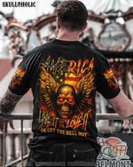 BLISSCORNERS AMERICA LIVE IT LOVE IT OR GET THE HELL OUT ALL OVER PRINT