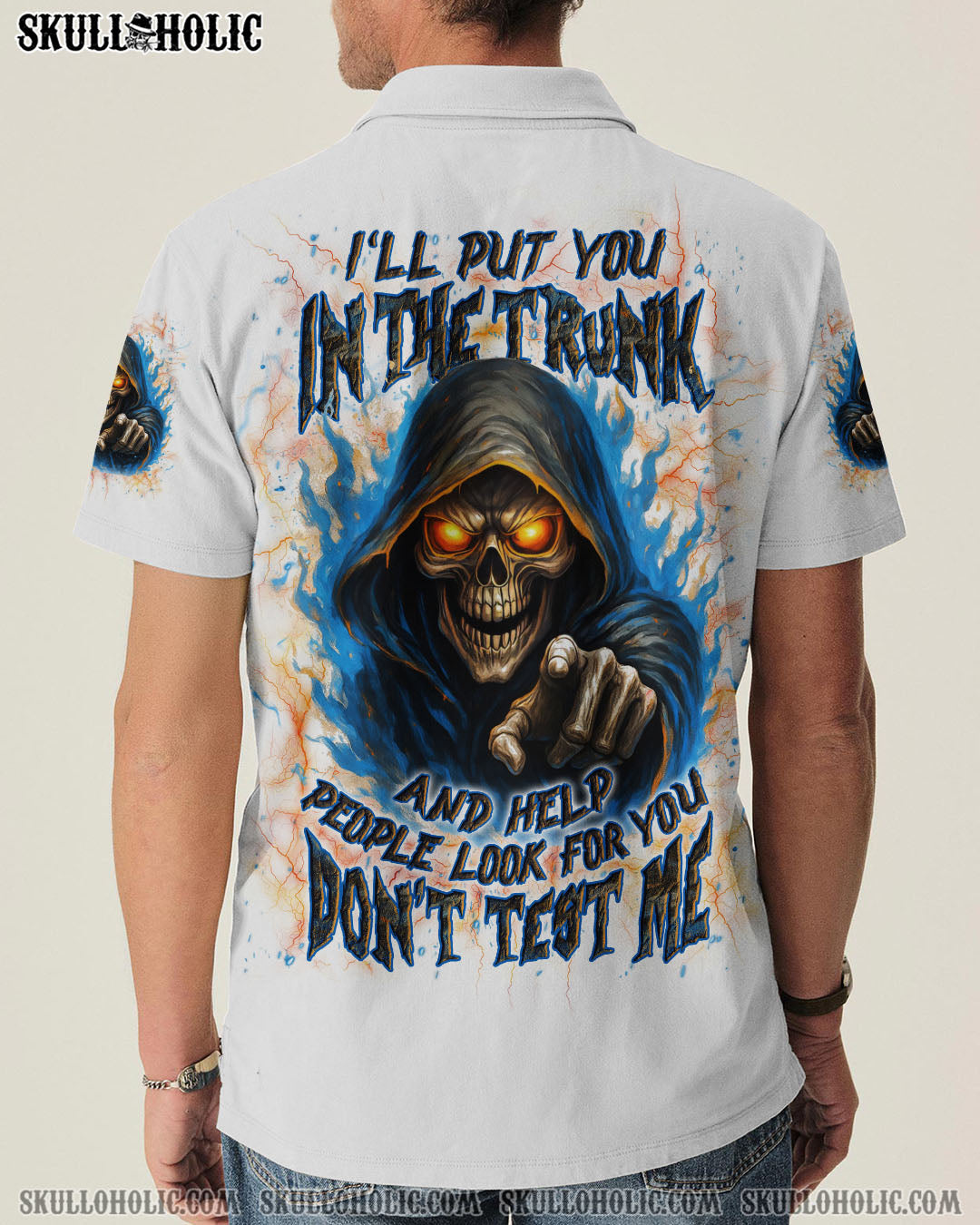 BLISSCORNERS I'LL PUT YOU IN THE TRUNK REAPER ALL OVER PRINT