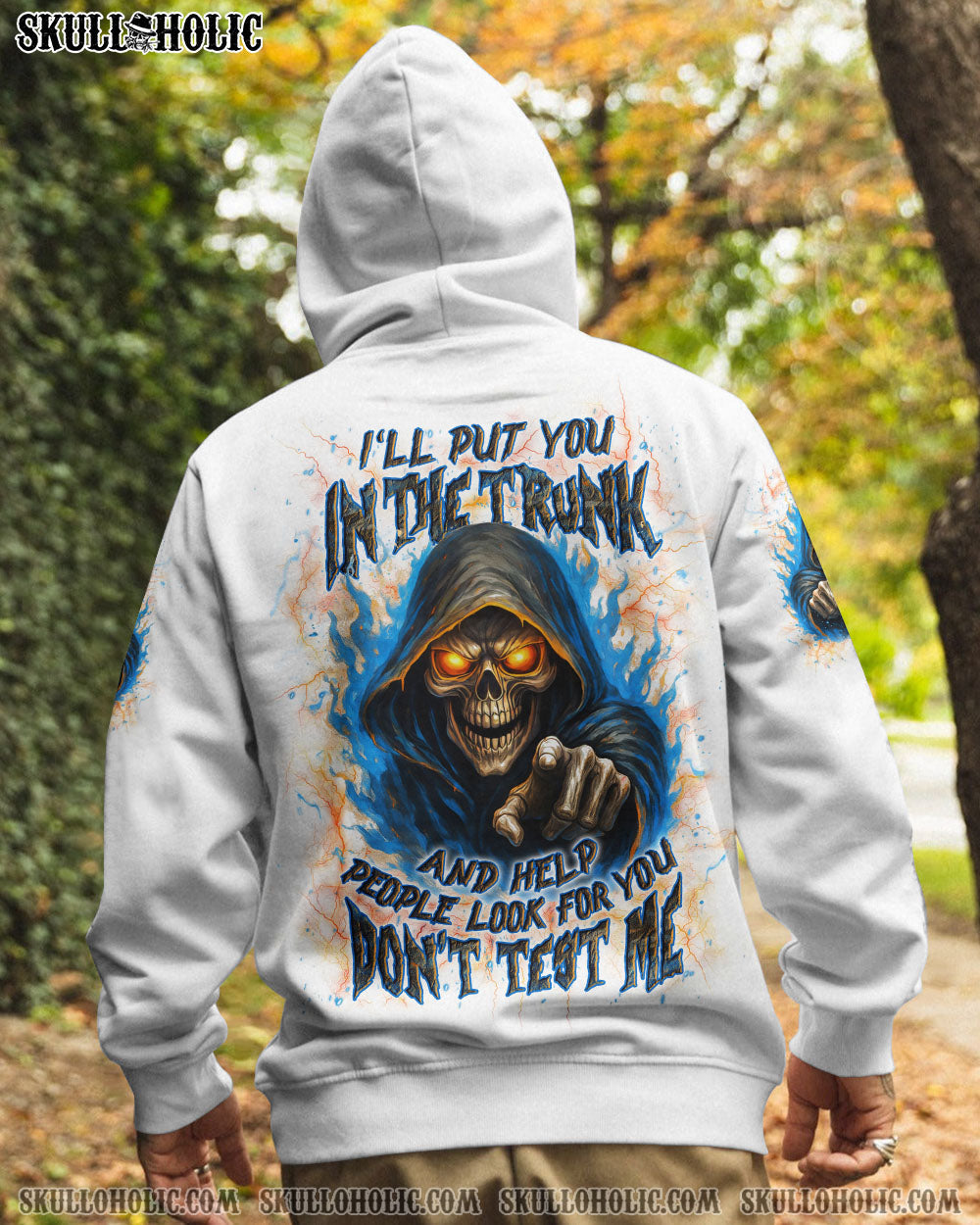 BLISSCORNERS I'LL PUT YOU IN THE TRUNK REAPER ALL OVER PRINT