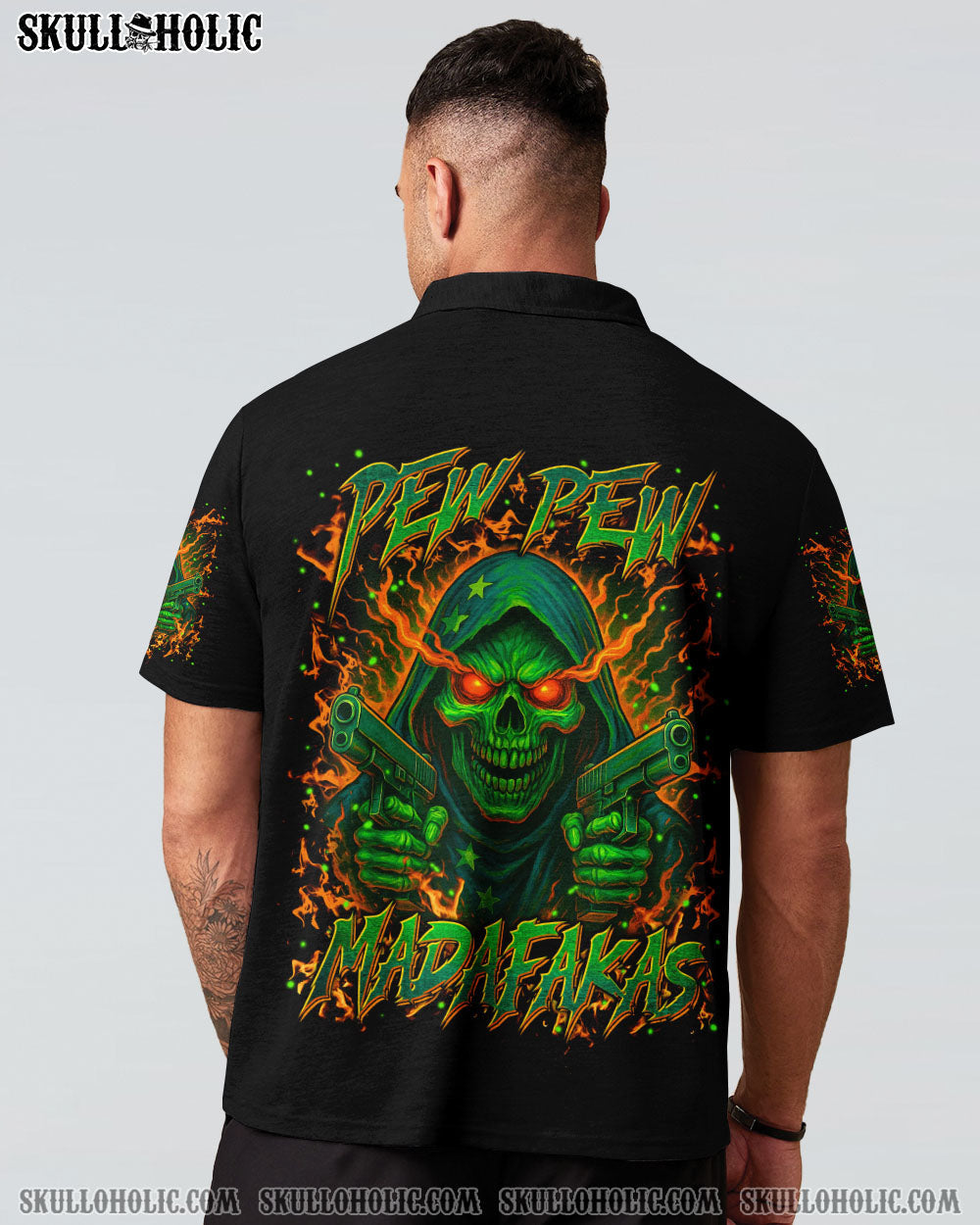 BLISSCORNERS PEW PEW MADAFAKAS SKULL REAPER ALL OVER PRINT