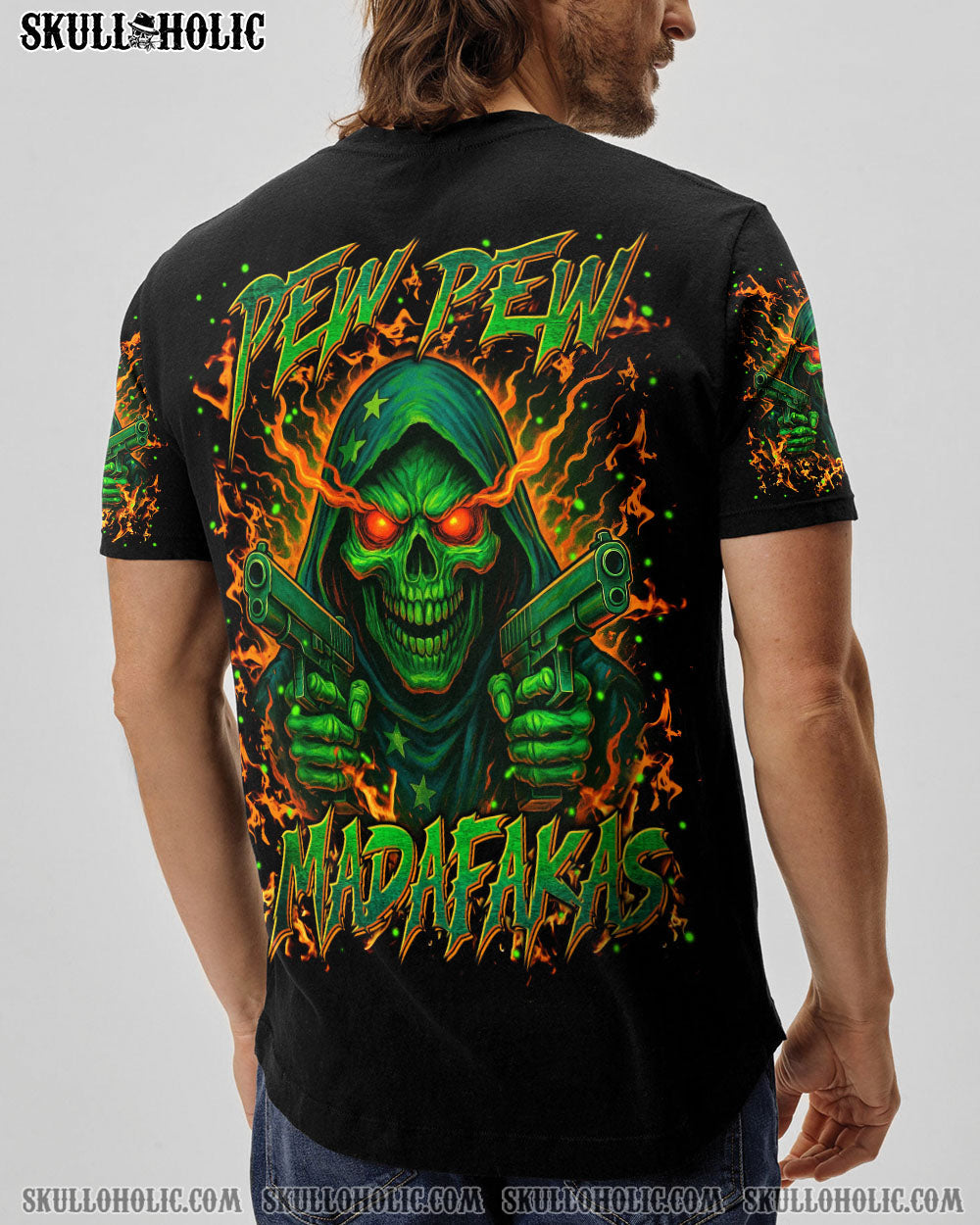 BLISSCORNERS PEW PEW MADAFAKAS SKULL REAPER ALL OVER PRINT