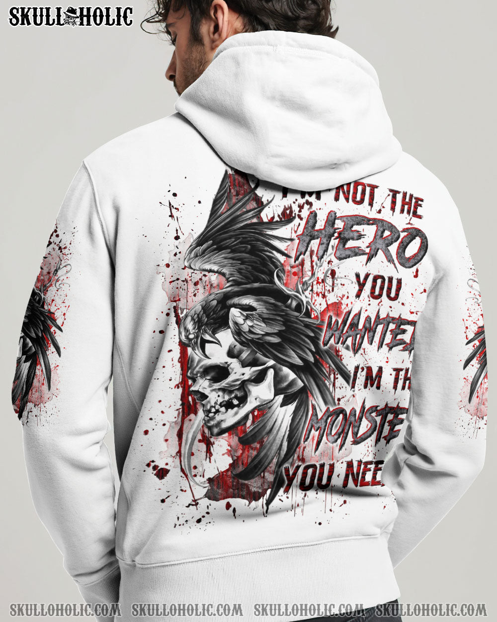 BLISSCORNERS I'M NOT THE HERO YOU WANTED ALL OVER PRINT
