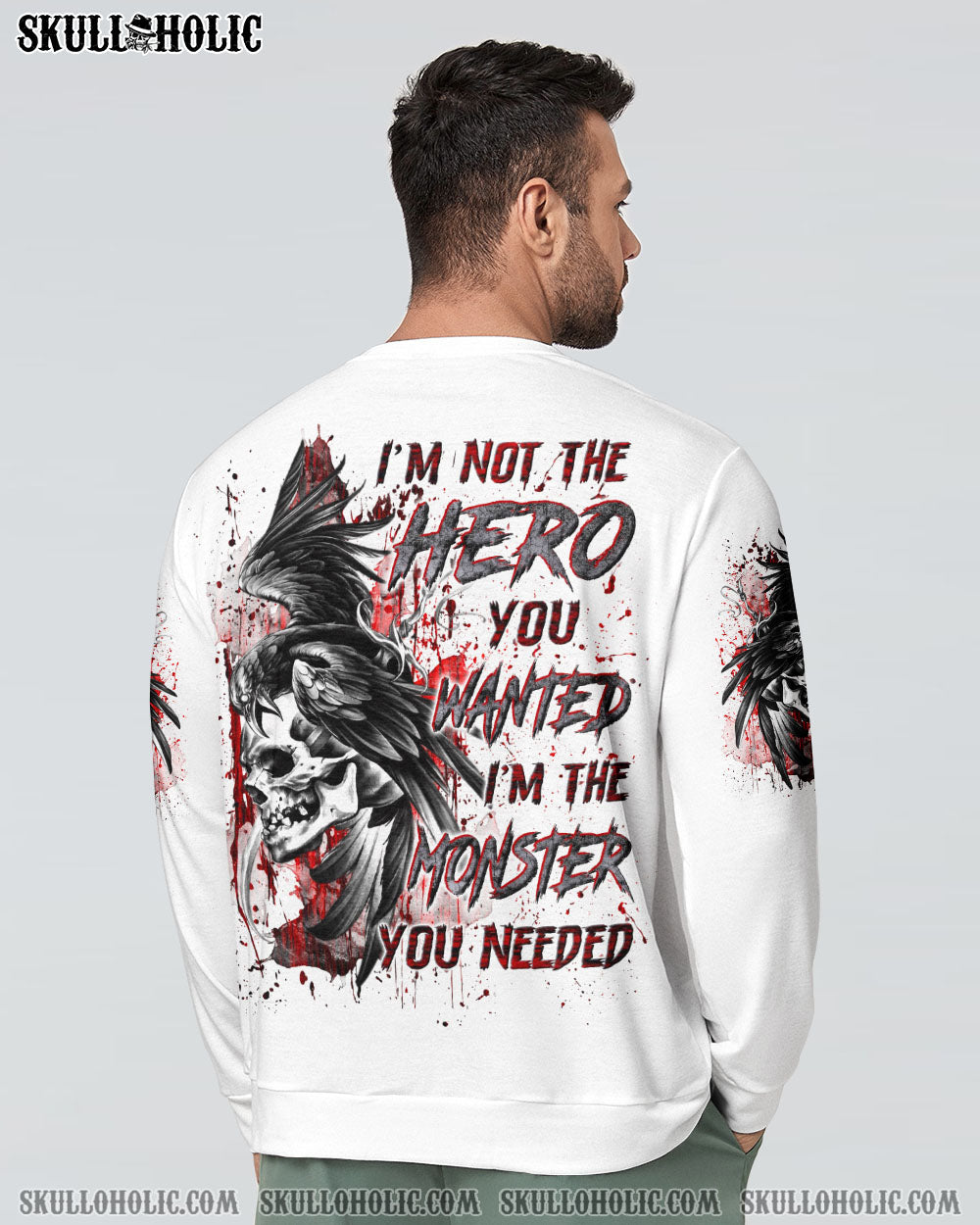 BLISSCORNERS I'M NOT THE HERO YOU WANTED ALL OVER PRINT