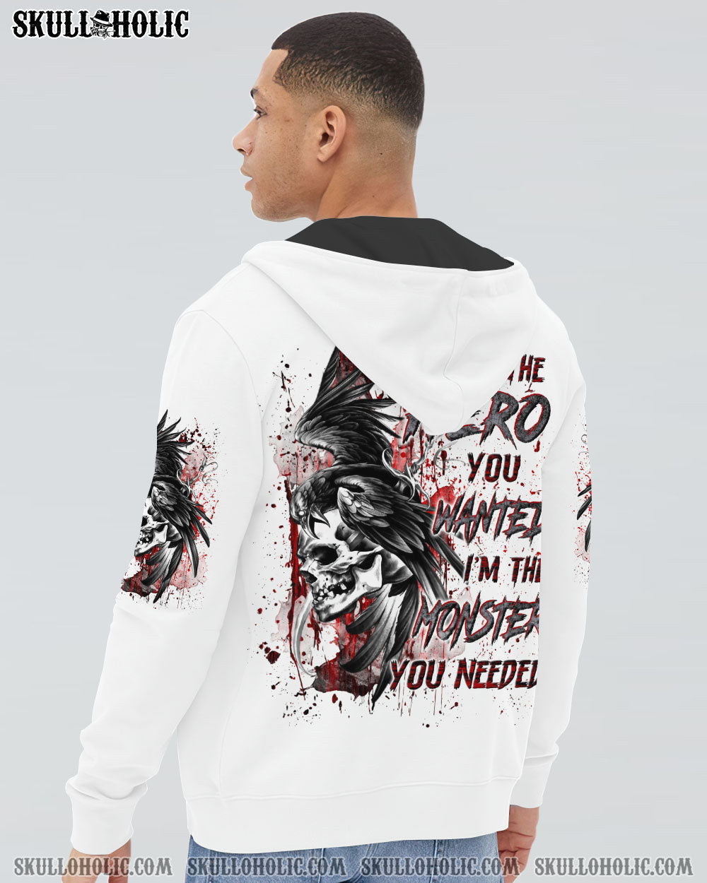 BLISSCORNERS I'M NOT THE HERO YOU WANTED ALL OVER PRINT