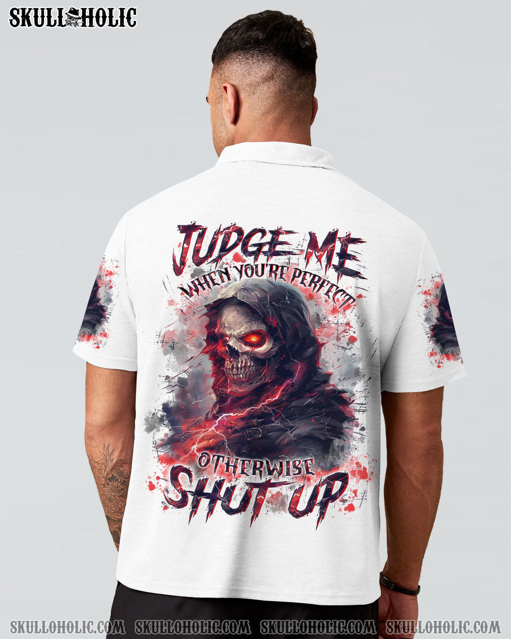 BLISSCORNERS JUDGE ME WHEN SKULL ALL OVER PRINT