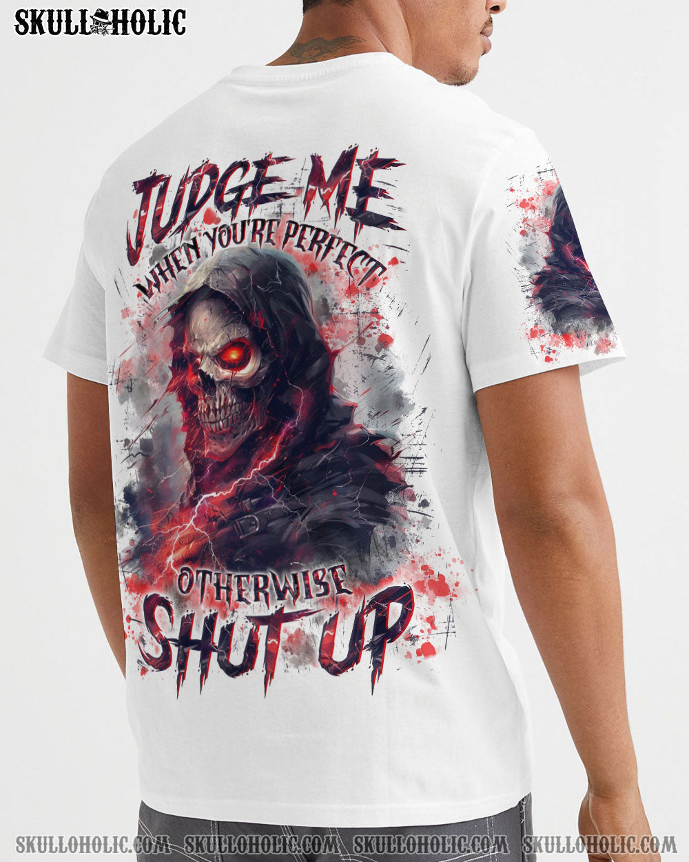 BLISSCORNERS JUDGE ME WHEN SKULL ALL OVER PRINT