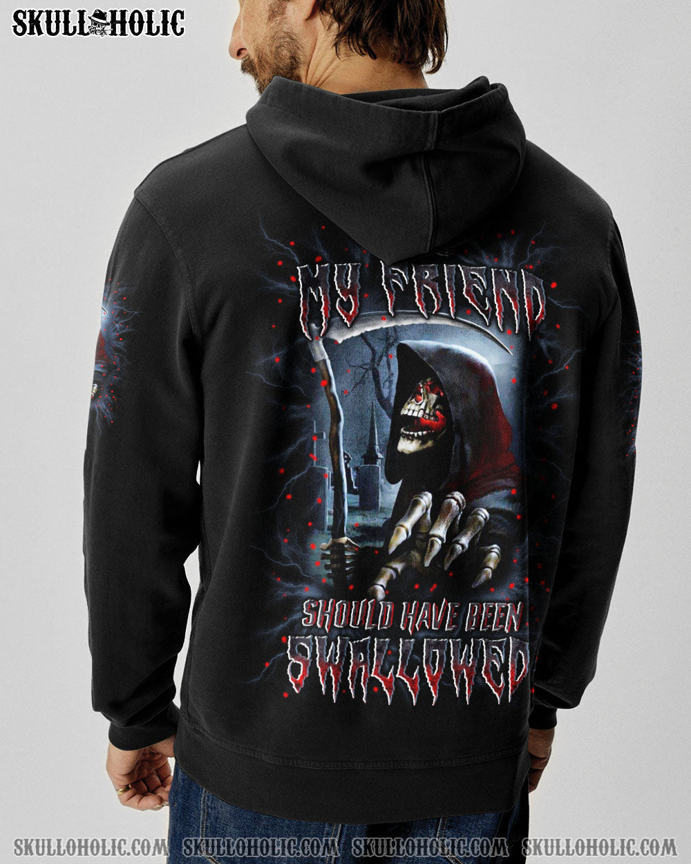 BLISSCORNERS YOU MY FRIEND SHOULD HAVE BEEN SWALLOWED ALL OVER PRINT