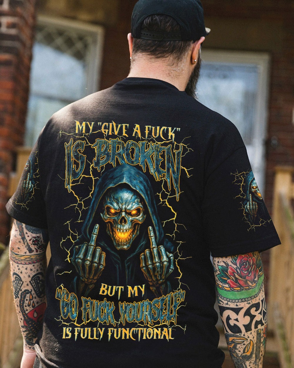 BLISSCORNERS MY GIVE A F IS BROKEN ALL OVER PRINT