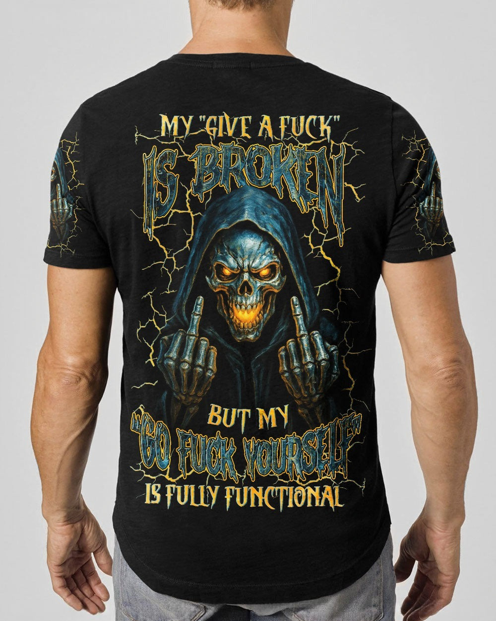 BLISSCORNERS MY GIVE A F IS BROKEN ALL OVER PRINT