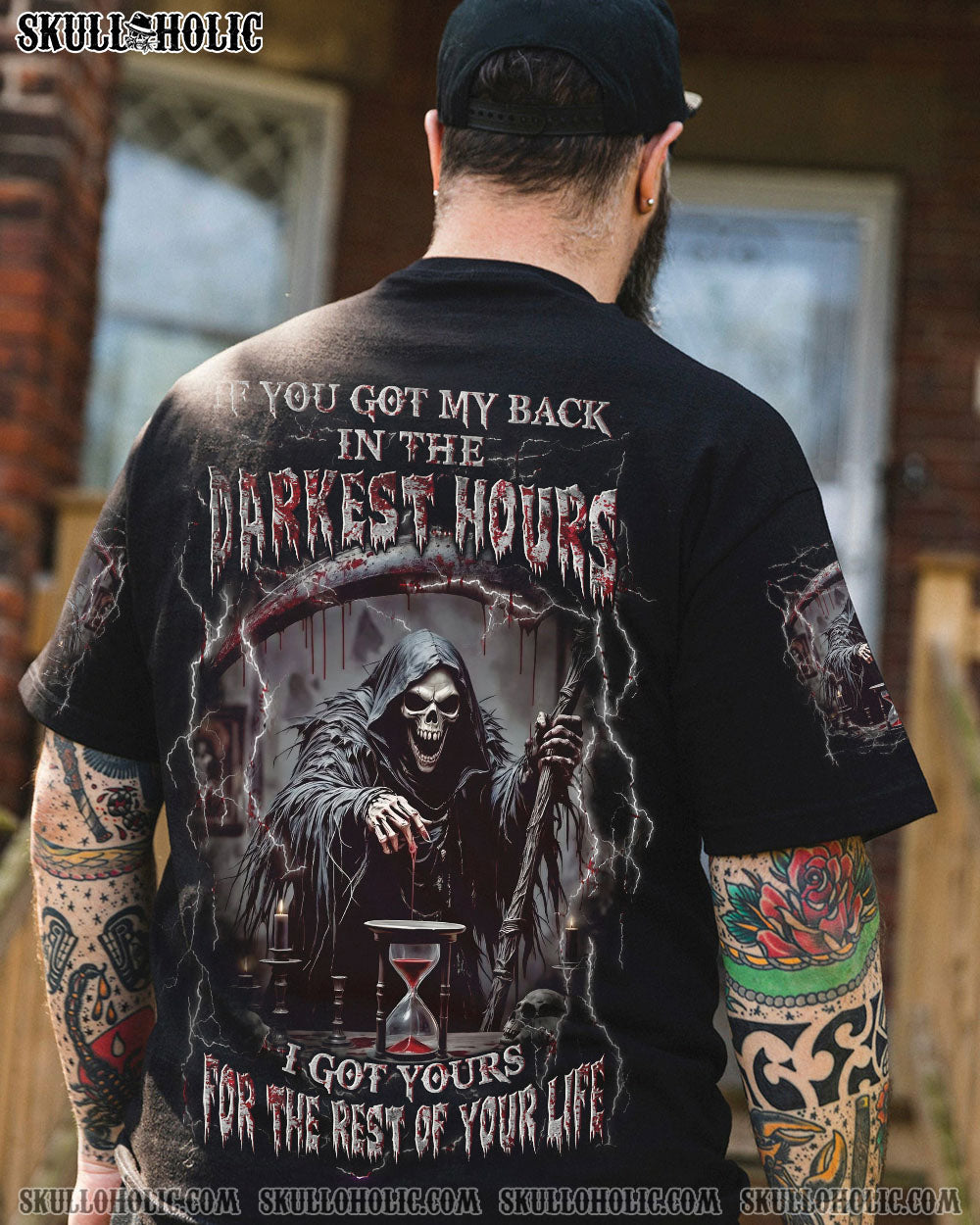 BLISSCORNERS IF YOU GOT MY BACK IN THE DARKEST HOURS ALL OVER PRINT
