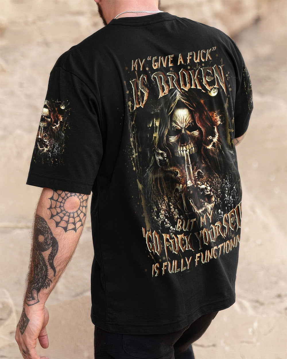 BLISSCORNERS MY GIVE A F IS BROKEN ALL OVER PRINT