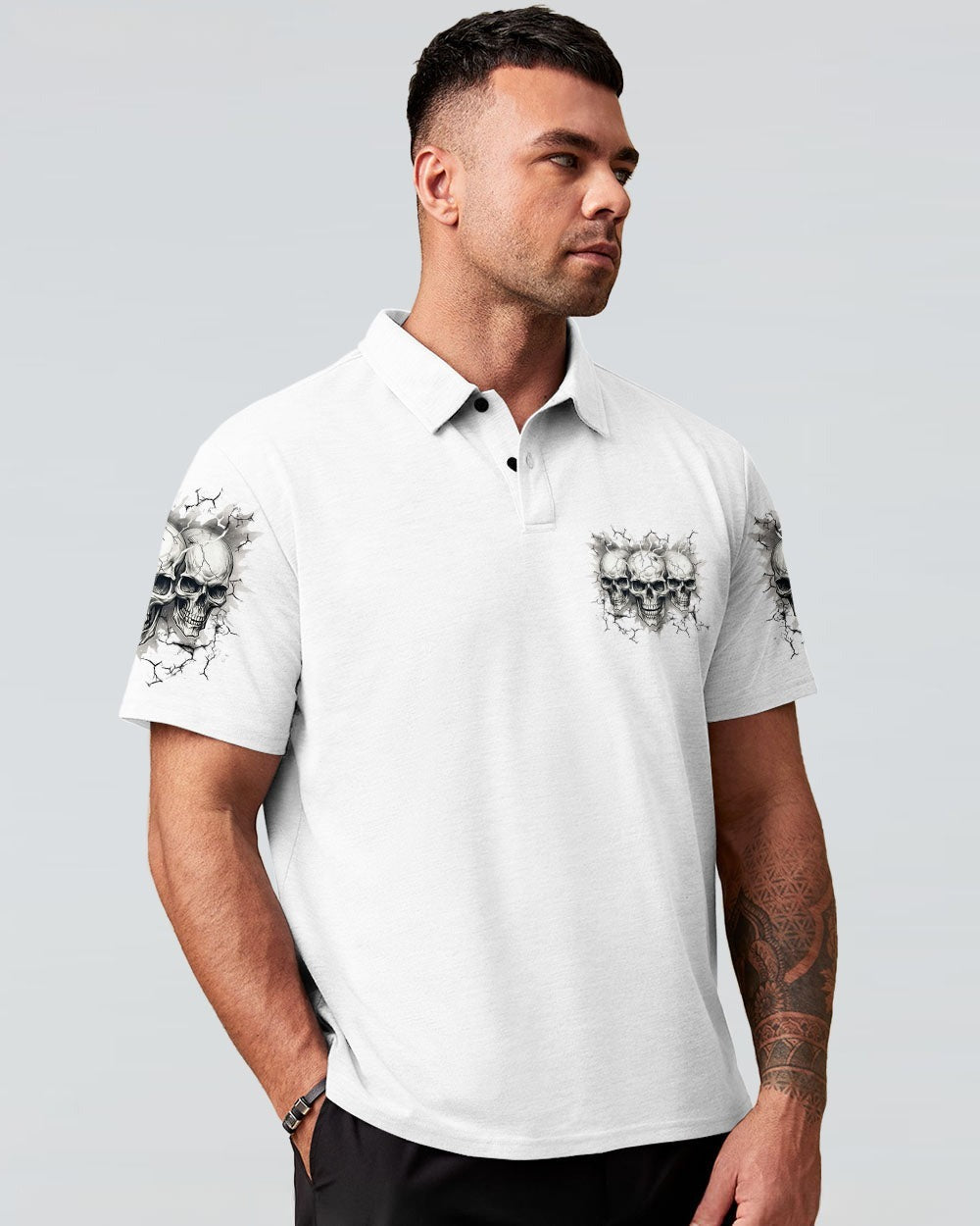 BLISSCORNERS STUCK BETWEEN IDK IDC AND IDGAF SKULL ALL OVER PRINT